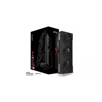 Karta graficzna XFX Radeon RX 9060 XT 16 GB GDDR6, 128-bit, PCIe 5.0, 3 wentylatory, 3 wyświetlacze, 290×124×49 mm