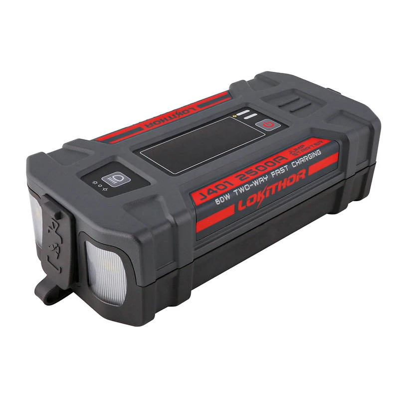 Rozrusznik samochodowy Lokithor J401 2500A, Powerbank 20000mAh