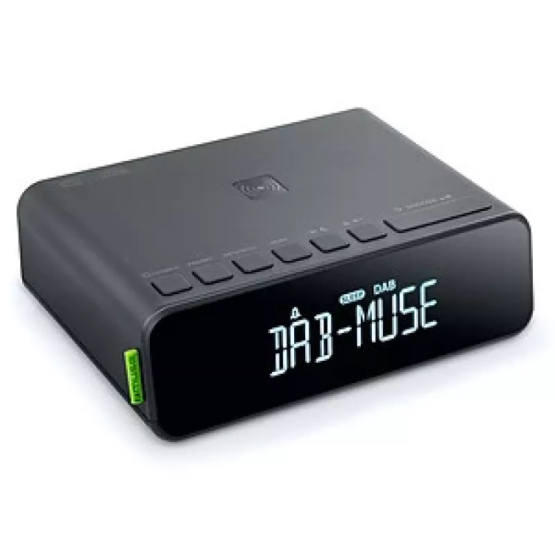 Muse | Funkcja budzika | M-175 WI | Wejście AUX | Zegar budzik | Czarny