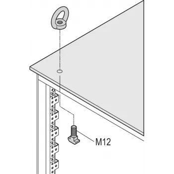 Schroff Zestaw uchwytów podnoszących M12 (4SZT/ZESTAW) (23130072)