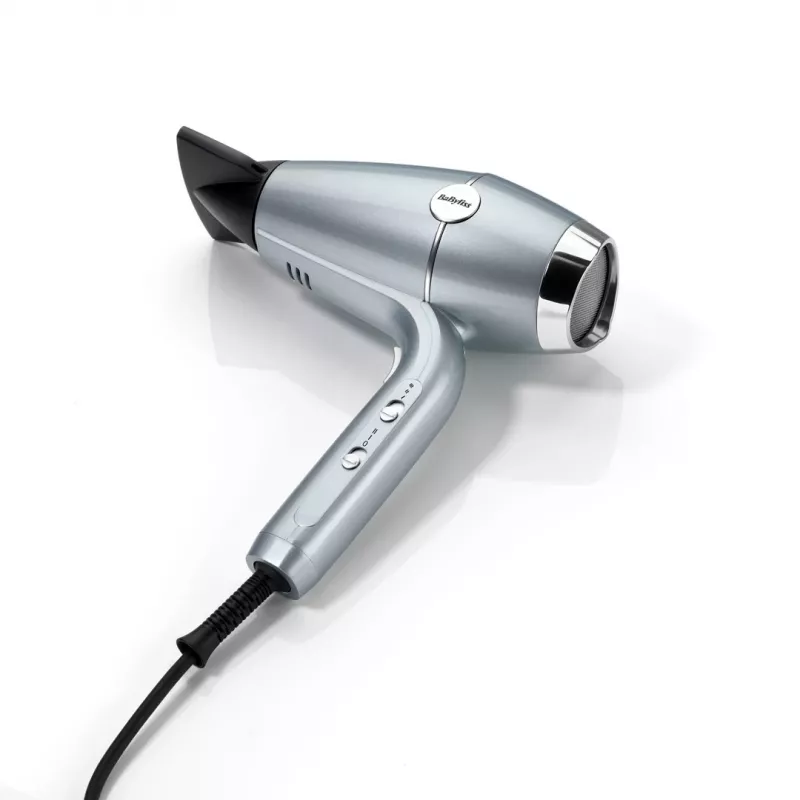 Suszarka do włosów BABYLISS D773DE 2100 W, jonowa, 3 poziomy grzania / 2 prędkości, zimny nawiew, 2 dysze, metaliczny