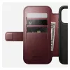 Etui na telefon Nomad Modern Leather Folio dla Apple iPhone 17 Pro, 6,3 cala (16 cm), skóra bordowa