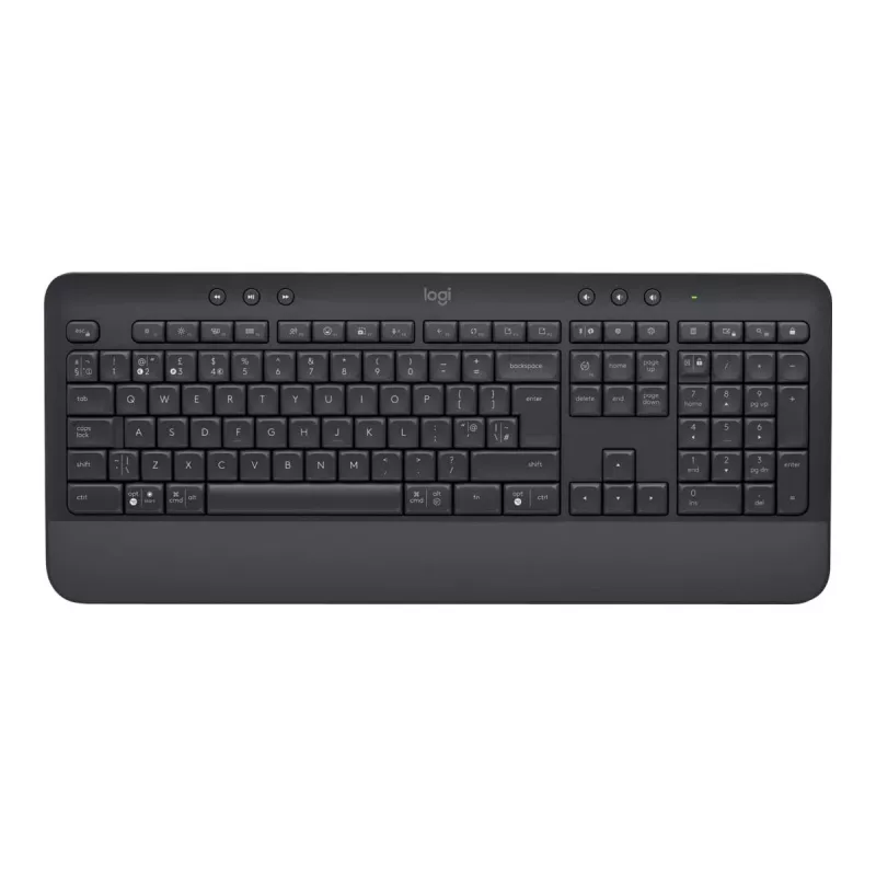 Logitech Signature - Klawiatura - Bezprzewodowa - Bluetooth 5.1 - QWERTY - Włoska - Grafit (920-010915)