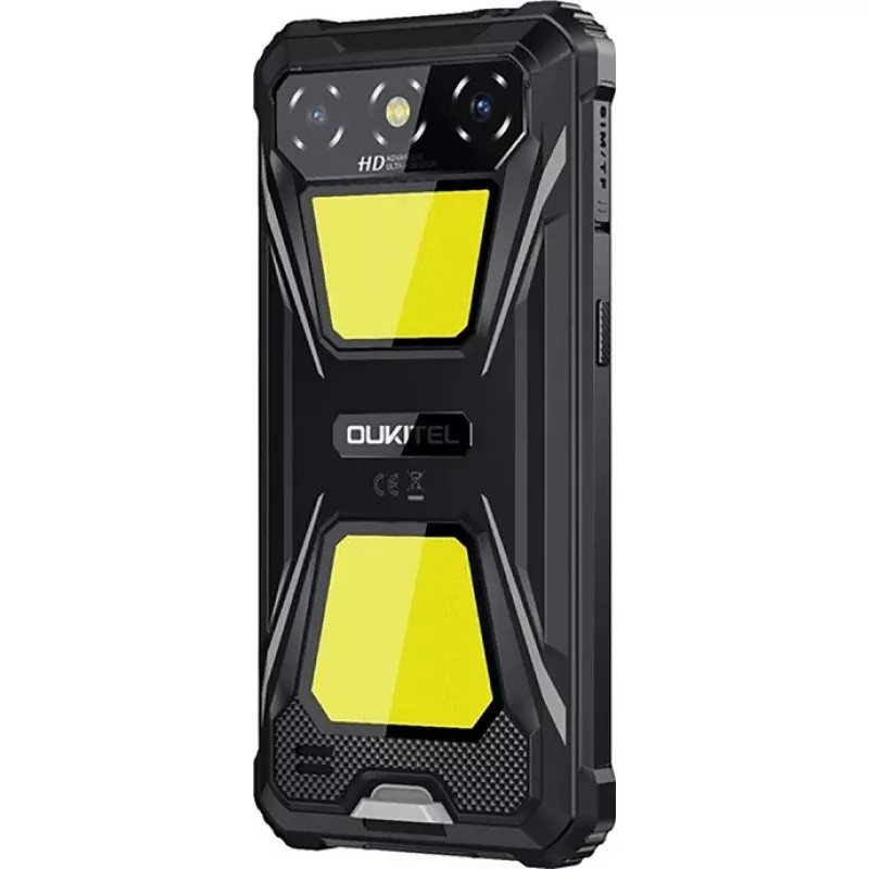 OukiTel G5 Smartfon 6-calowy ekran, 4 GB RAM, 128 GB pamięci, bateria 6300 mAh, Czarny