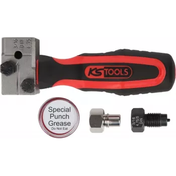 Zestaw do kielichowania przewodów hamulcowych ks tools FLAREFIXeco 4,75 mm, 4-elementowy