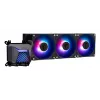 Zestaw chłodzenia cieczą All-in-one MSI MAG Coreliquid A15 360 — 3x wentylatory 120 mm, radiator 394 x 120 x 27 mm, pompa 5V, RGB, obsługuje LGA 1851