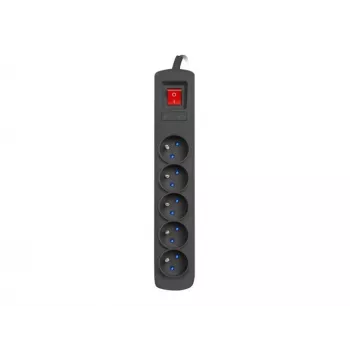 Listwa zasilająca ARMAC ARC5/15/CZ — 5 gniazd, kabel 1,5 m, uziemiona, wtyczka czeska
