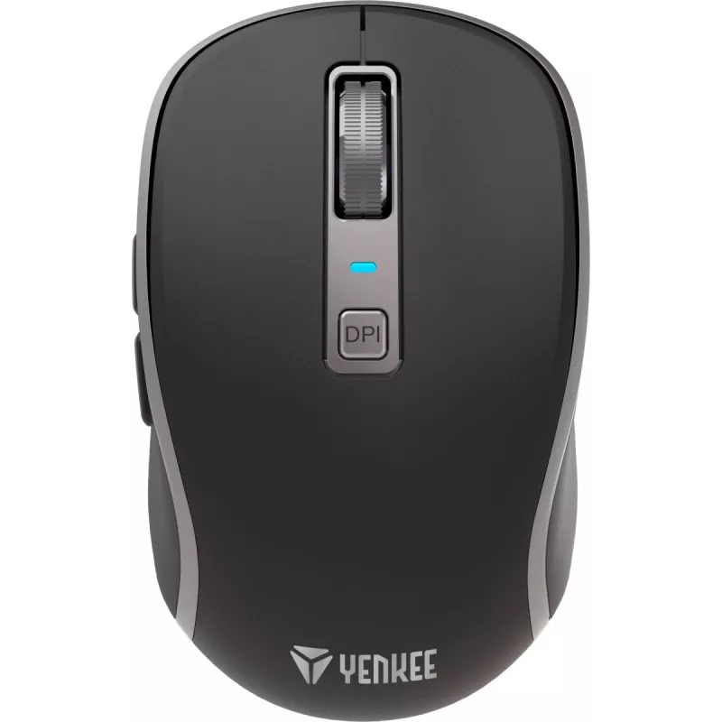 Dual WiFi+Bluetooth wireless mysz, rechargeable battery, 5 buttons
