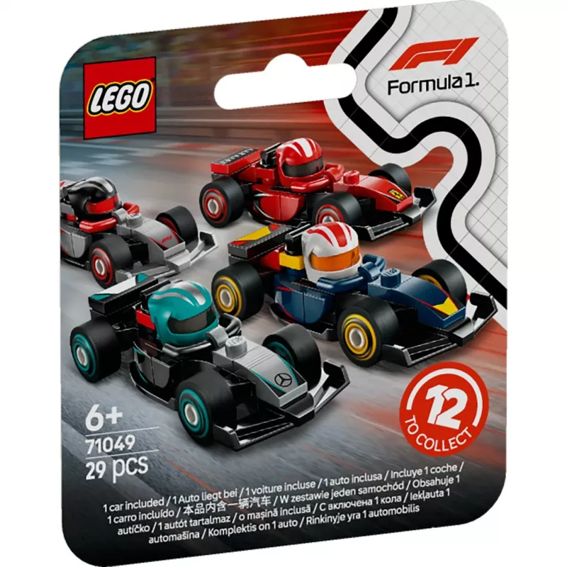 LEGO Minifigures 71049 Bolidy F1, kolekcjonerskie, mix wzorów