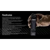 Lampa ręczna Nitecore EDC29 obudowa ze stali nierdzewnej, 2 diody LED, 15–6500 lm, IP54, ładowanie USB