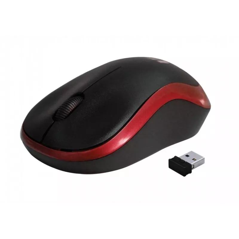 Bezprzewodowa mysz optyczna Rebeltec METEOR czerwona RBLMYS00049 USB