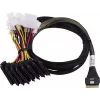 Adaptec kabel 1x SFF8654 x8 -> SFF8639 8xU.3 intern 0.8m SlimSAS - 8SFF-8639 x1 and3 tri-mode SAS/SATA/NVMe