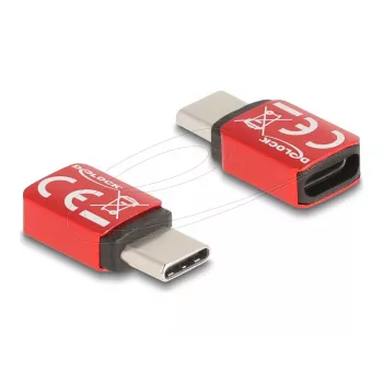 Ładowarka do urządzeń mobilnych DeLOCK 60689 Smartfon Czerwony 48V 2 USB Type-C