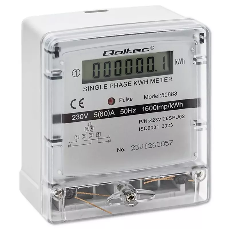 Jednofazowy elektroniczny licznik energii 230V LDC