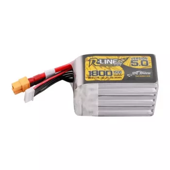 Bateria Lipo Tattu R-Line Version 5.0 1800mAh 22.2V 150C 6S z wtykiem XT60