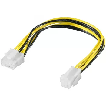 Wentronic Goobay Wewnętrzny kabel zasilający PC - wtyczka 8-pin > gniazdo 4-pin P4 (51358)
