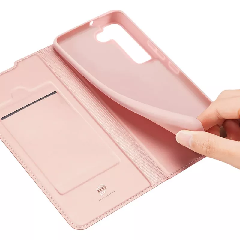 Etui Dux Ducis Skin Pro z klapką do Samsung Galaxy S22+ (S22 Plus) różowe