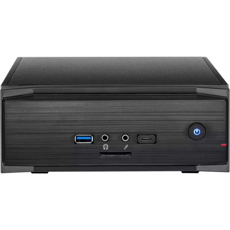 Inter-Tech MW-01 II Enclosure Mini-ITX, USB 3.0 (Typ A+C) czarna, Czytnik kart (88881244)
