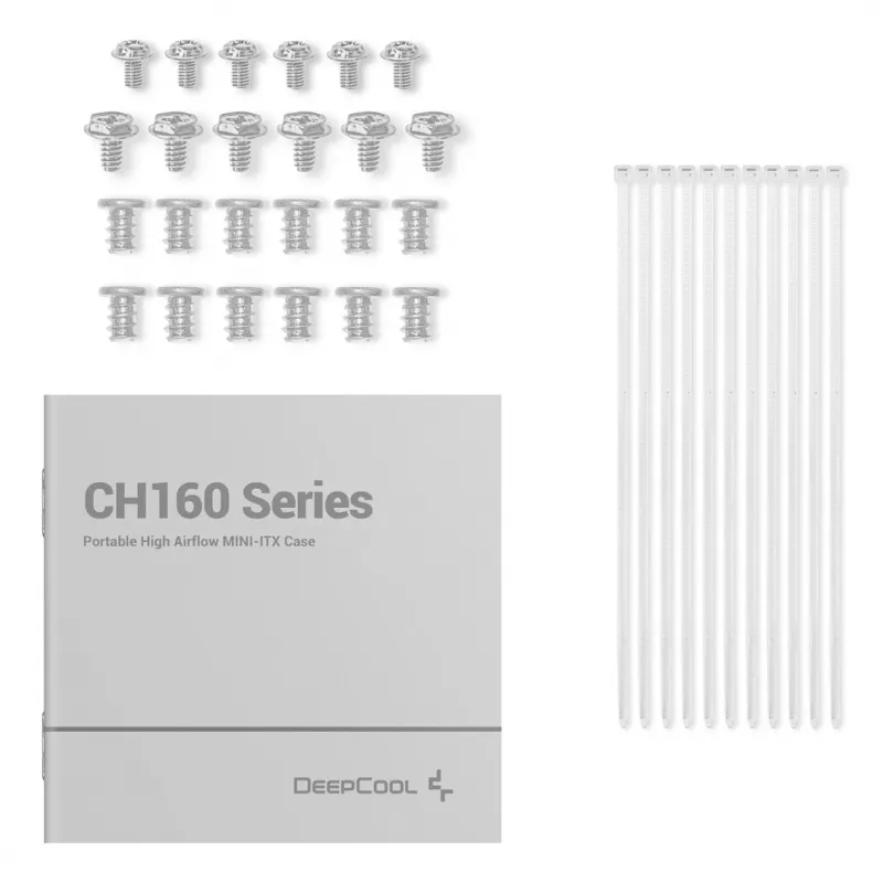 Obudowa DeepCool CH160 WH Small Form Factor (SFF) Biała