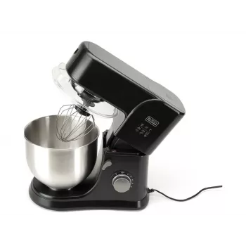 Maszyna kuchenna Czarny & Decker BXKM1001E 1000 W, misa ze stali nierdzewnej 5,2 l, 8 prędkości, funkcje wyrabiania i ubijania
