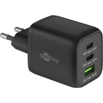 Goobay 64753 Charger for Mobile Devices Headphones - Smartphone - Tablet Czarny AC Fast Charging do użytku wewnętrznego (64753)