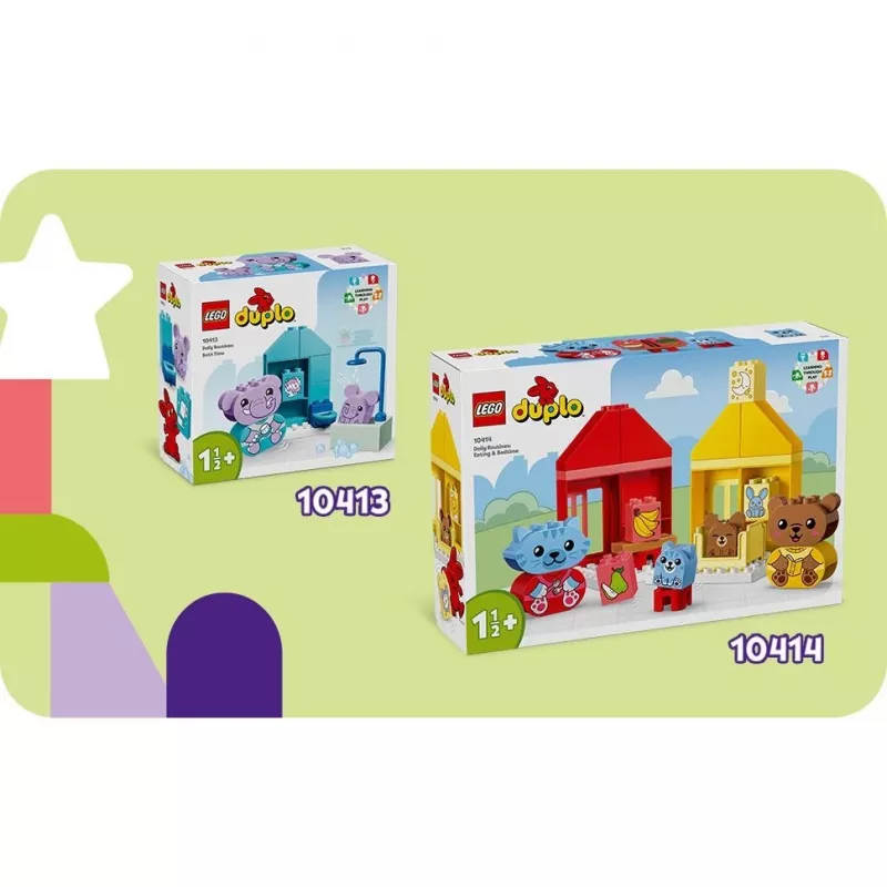 LEGO DUPLO Moje pierwsze codzienne czynności: Jedzenie i spanie 10414