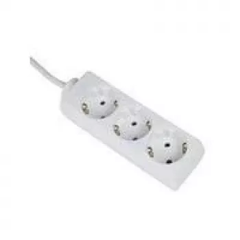 Hama 00030569 listwa przeciwprzepięciowa biała 3 gniazda AC 230 V 3 m
