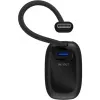 Powerbank 5.000 mAh, zintegrowany kabel USB-C 13 cm, 20 W (czarny, 5 Ah, 1x USB-A, 1x USB-C, PD, QC)