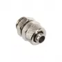 Proste złącze G1/4 cala do 10/8 mm - błyszczące srebrne