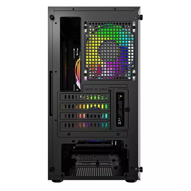 Logic Atos ARGB Mini USB 3.0 obudowa Micro Tower, czarna (AM-ATOS-10-0000000-0002)