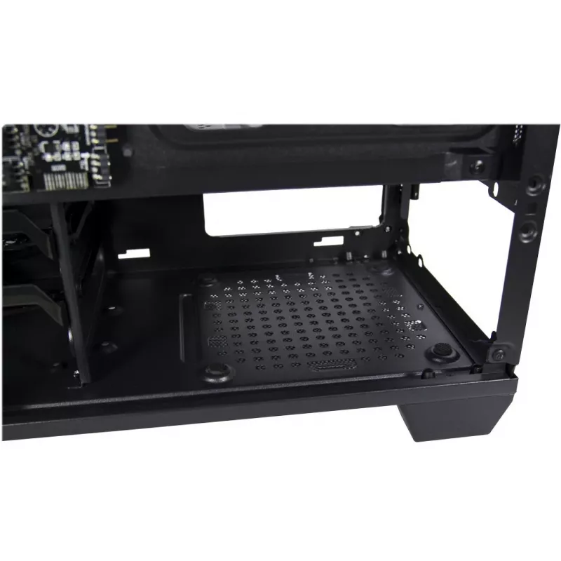 Obudowa INTER-TECH X-608 INFINITY MICRO, microATX, RGB, frontowy i boczny panel z hartowanego szkła, bez zasilacza