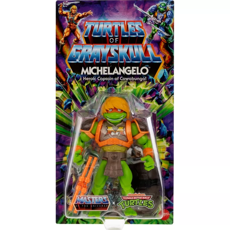 Masters of the Universe Origins Turtles of Grayskull Michelangelo, figurka do zabawy