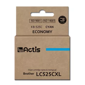 Actis KB-525C Tusz (zamiennik do Brother LC525C; Standard; 15 ml; cyjan)
