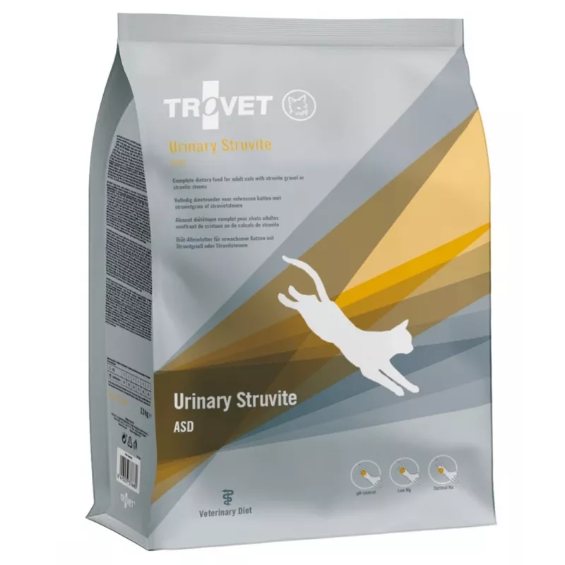 TROVET Urinary Struvite ASD - sucha karma dla kota - 2,5kg