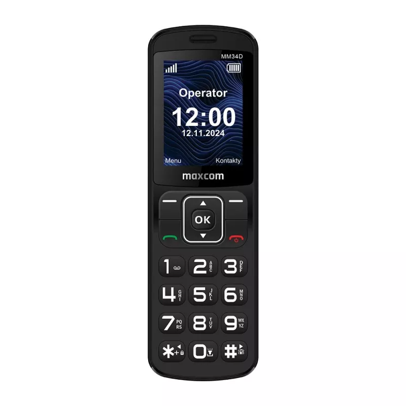 Telefon komórkowy MAXCOM MM34D 4G, wyświetlacz 6,0 cala