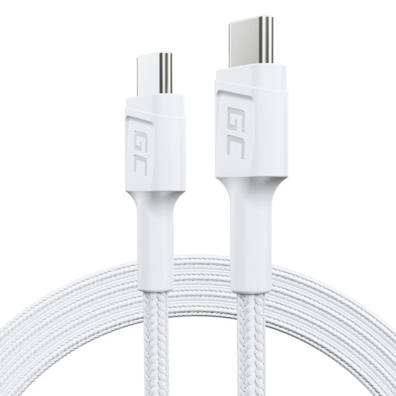 Kabel USB zielony Cell KABGC30W USB 3.2 Gen 1 (3.1 Gen 1) 1,2 m USB-C biały