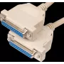 Kabel D-Sub ShiverPeaks 25-pinowy żeński-na-żeński 1,8 m (model AK 407)