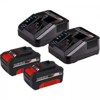 Kosiarka akumulatorowa GE-CM 43 Li M Kit, 36V (2x18V) (czerwono-czarna, 2x akumulator litowo-jonowy 4,0Ah)
