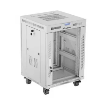 Szafa rack Lanberg FF01-6615-12SL 15U wolnostojąca szary