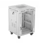 Szafa rack Lanberg FF01-6615-12SL 15U wolnostojąca szary