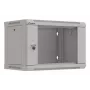 Szafa rackowa LANBERG WF03-5306-10S 19 cali 6U szara z drzwiami szklanymi
