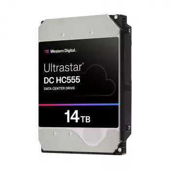 WD Ultrastar DC HC555 - Festplatte - Datencenter - 14TB - intern - 3,5 (8,9 cm) - SATA 6Gb/s - 7200 rpm - Puffer: 512MB (0B48721)