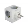Adapter wtyczki zasilającej typu F DeLOCK 11496 2 porty USB 5 V 2,4 A 3 A
