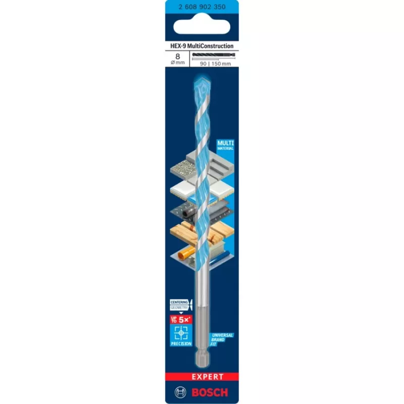 Wiertło Bosch Expert HEX-9 Multi Construction 8 mm