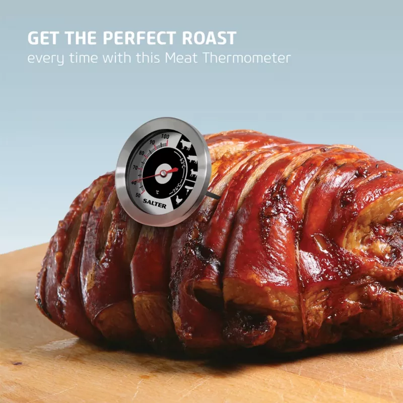 Analogue Meat Thermometer Salter 512 SSCR stal nierdzewna – sonda analogowa do piekarnika i grilla