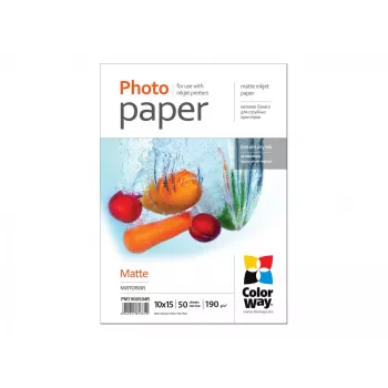 190 g/m² | 10x15 | Matowy papier fotograficzny