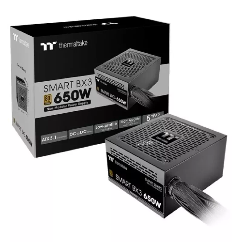 Thermaltake Smart BX3 650W | 80Plus Bronze | Nie modułowy