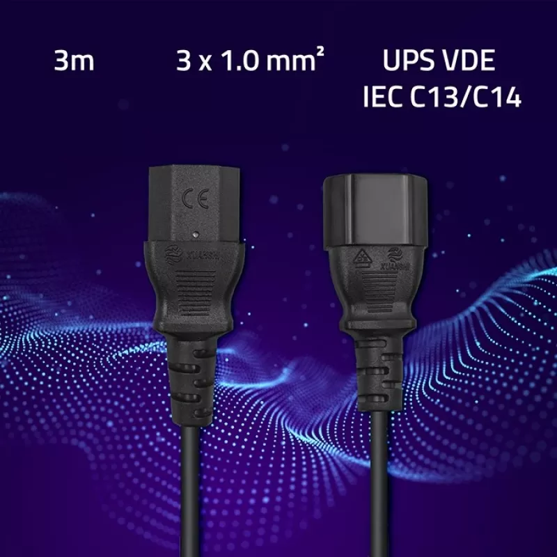 Kabel zasilający Qoltec 53898