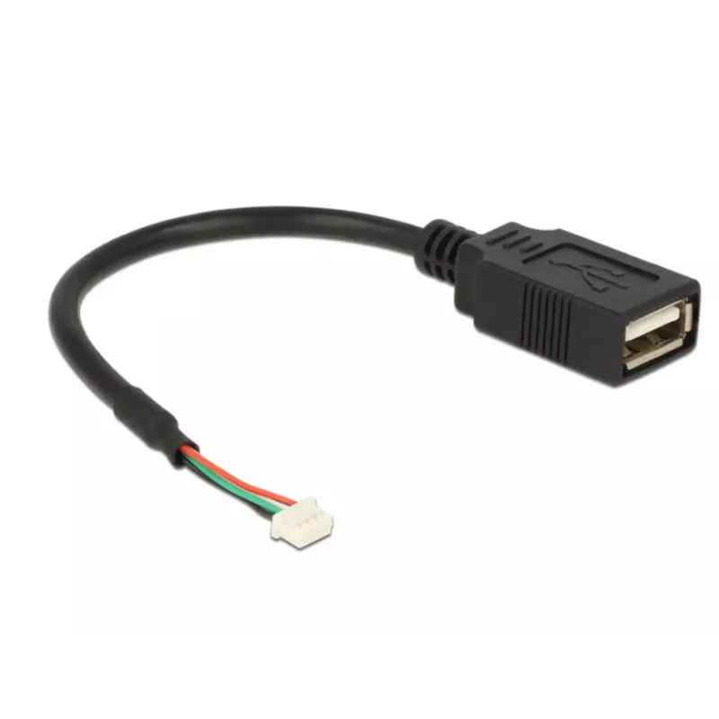 Kabel USB DeLOCK 84834 USB 2.0 0,15 m Czarny