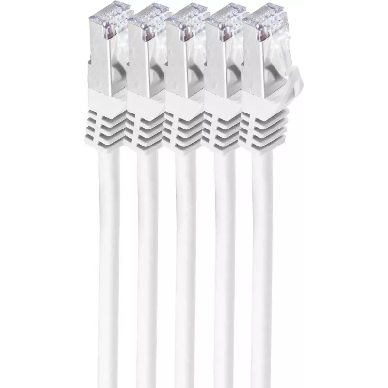 Kabel sieciowy ShiverPeaks BS75515-W-SET5 5m Cat7 S/FTP